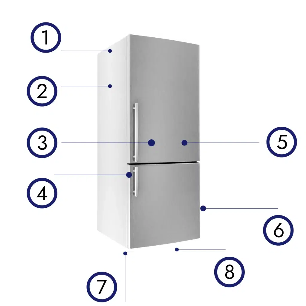 Model Locator 10 Refrigerator