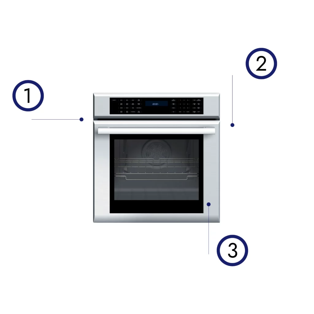 Model Locator 7 wall oven